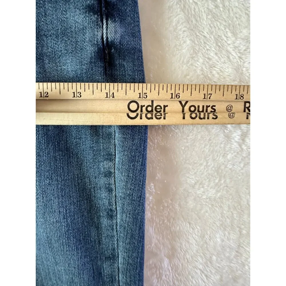 Judy Blue Slim Boot Denim Jeans 3 or 26 Stretch Slit Legs